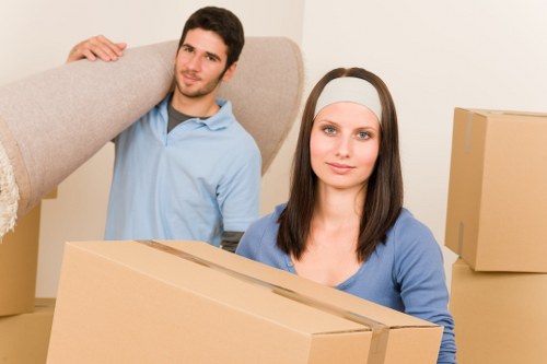 Professional removals team handling a Chelsea property move